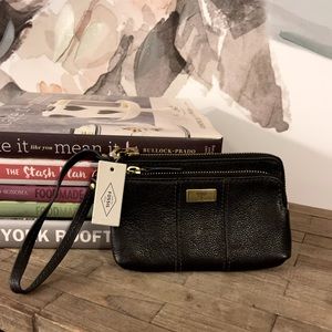 Leather Fossil Wallet/Clutch/Wristlet